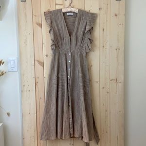 The Maven Store | Linen A-line Dress | Medium